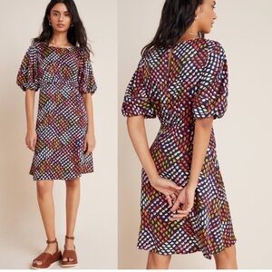 Anthropologie Maeve Melody Printed Dress Size 0